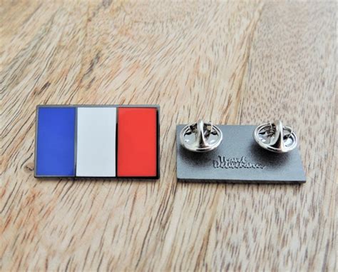 France Flag Lapel Pin French Flag Badge Drapeau Français T Etsy