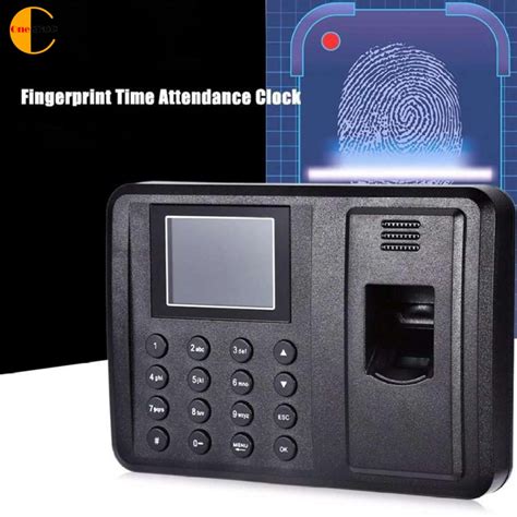 Stand Alone Biometric Fingerprint Clock Time Attendance Shopee