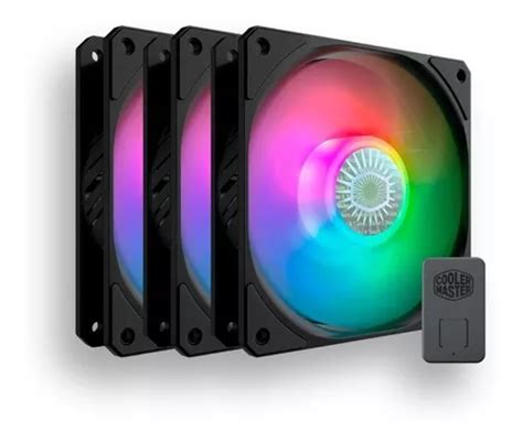 Kit Ventiladores Cooler Master Sickleflow Argb Control Env O Gratis