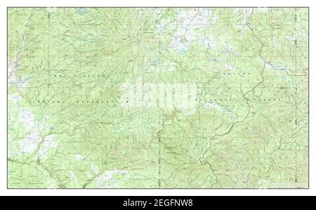 Nutrioso Arizona Map United States Of America By