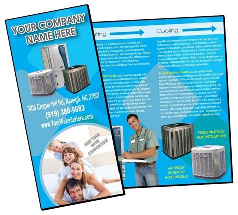 Hvac Flyer Templates Free Air Conditioning Business Heating And Air