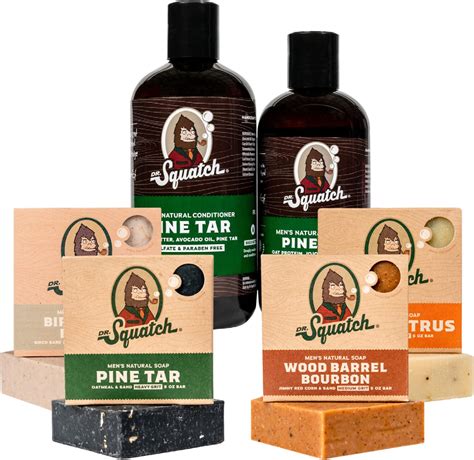 Dr Squatch Natural Bar Soap Forest Expanded Pack For Men