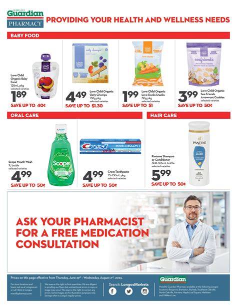 Longo S Pharmacy Flyer June 29 To August 2