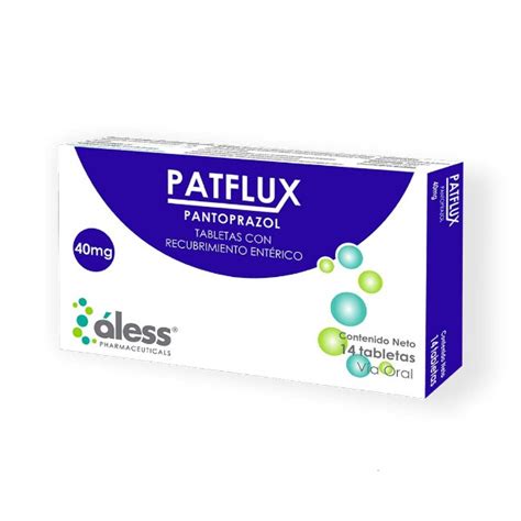 Patflux Pantoprazol 40 Mg X 14 Tabletas Aless Farmadon La Farmacia