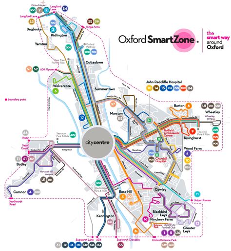 Oxford transport map - Ontheworldmap.com