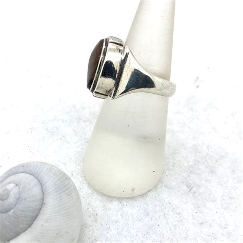 Fire Agate Ring - Saki Silver