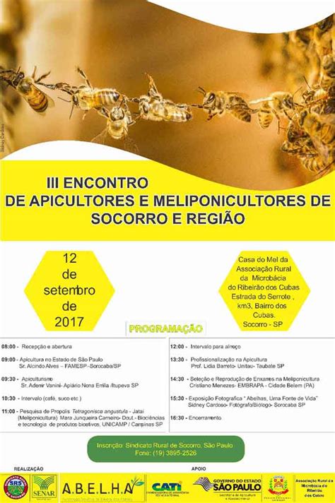 Iii Encontro De Apicultores E Meliponicultores De Socorro E Regi O A