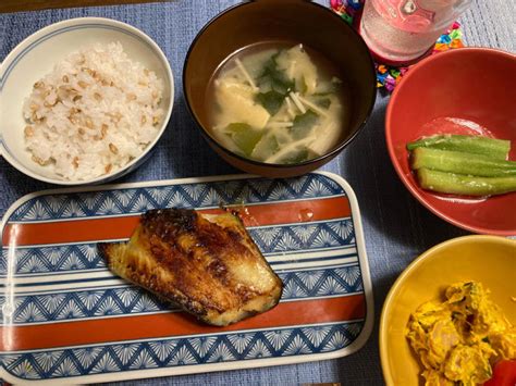 銀だらの西京漬け定食 桃的美しき日々＊海の近くに引っ越しました