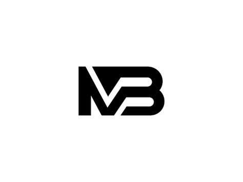 Premium Vector | Mb logo design