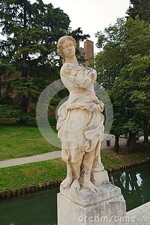 Castelfranco Veneto And Statue Of A Fighter