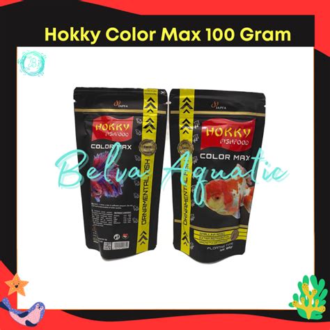 Hokky Colour Max Pelet Ikan 100 Gram Pakan Ikan Floating Lazada Indonesia