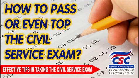 How To Pass Or Even Top Civil Service Exam 14 Effective Tips In