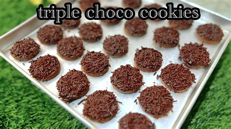 TRIPLE CHOCO COOKIES NYOKLAT BANGET RENYAH NGEPRUL YouTube