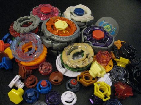 Beyblade Metal Fusion Metal Fight Assorted Parts Lot (67 Pieces ...