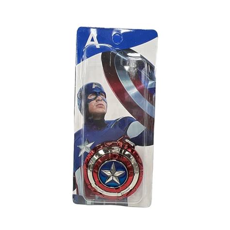 Ripley LLAVERO METALICO PREMIUM ESCUDO CAPITAN AMERICA