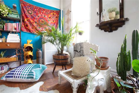 Maximalist Bohemian Eclectic Plant Filled Home Photos Apartment Therapy