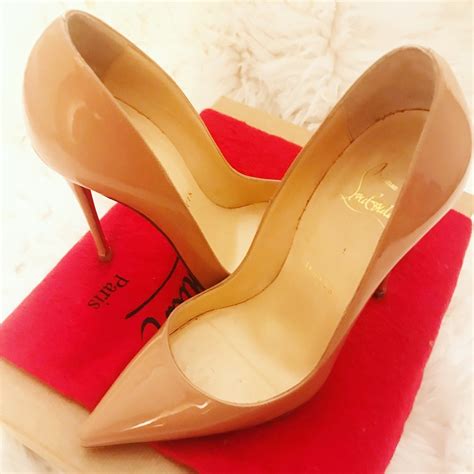 Christian Louboutin So Kate Nude Pumps 120 Size 6 Gem
