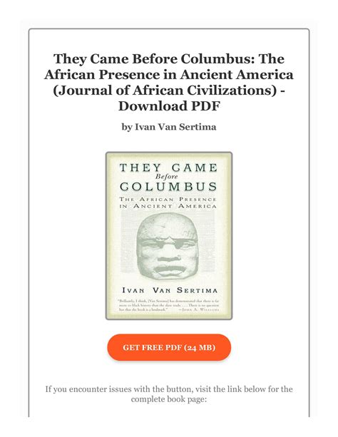 Pdf They Came Before Columbus The African Presence In Ancient