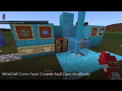 Minecraft Como Fazer Corante Azul Claro Atualizado Youtube