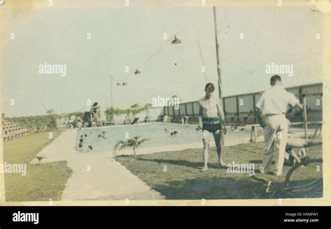 Swimming pool at Ayr surrounded by lawns Stock Photo - Alamy