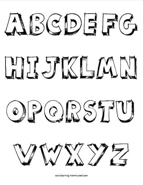 6 Best Images of Printable Block Letters Alphabet - Large Printable ...