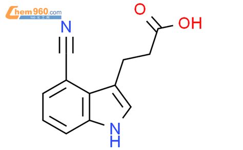 100136 36 5 4 cyano 1H Indole 3 propanoic acidCAS号 100136 36 5 4 cyano