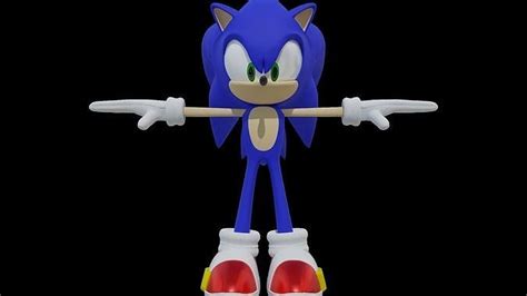 Sonic The Hedgehog 3d Model Cgtrader