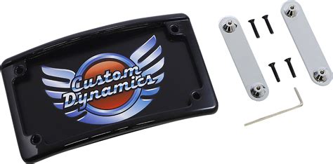 Custom Dynamics Led Motorcycle License Plate Frame Cvo