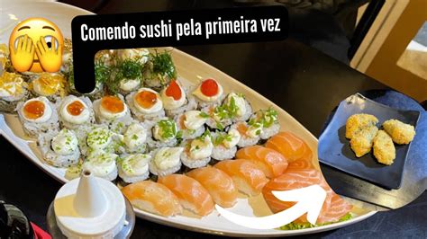 Experimentando Sushi Pela Primeira Vez Mais Comprinhas Aleatoria