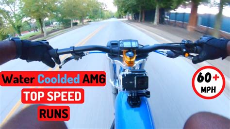 Am Water Cooled Motorized Bicycles Top Speed Runs More Youtube