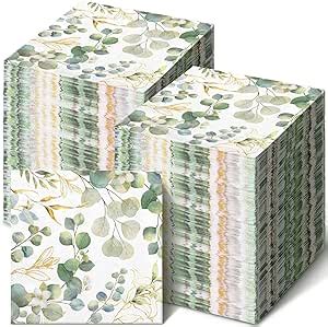 Amazon Spiareal Eucalyptus Napkins Disposable Hand Towels For