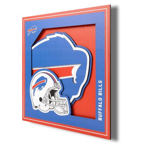 Wall Art: Buffalo Bills Logo Series 12"x12" – CARDIACS Sports & Memorabilia