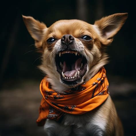 Un Perro Con La Boca Abierta Foto Premium