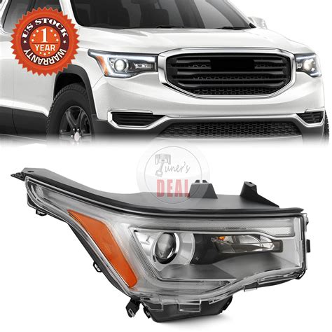 For Gmc Acadia Xenon Hid Headlight Headlamp W Led Drl