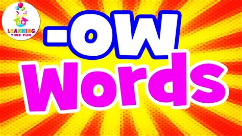 Ow Words For Kids