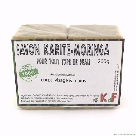 savon beurre de karité et au moringa