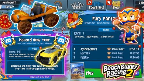 New Discord Tournament Fury Fanfare St Beach Buggy Racing