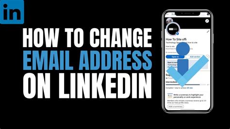 How To Change Primary Email Address On Linkedin Youtube