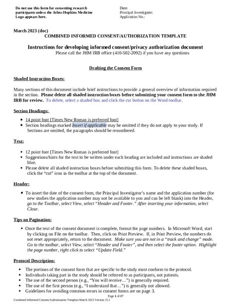 Written Ined Consent Template Doc Template Pdffiller