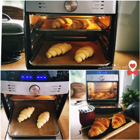 Croissants Aufbacken Im Deluxe Air Fryer Von Pampered Chef Airfryer