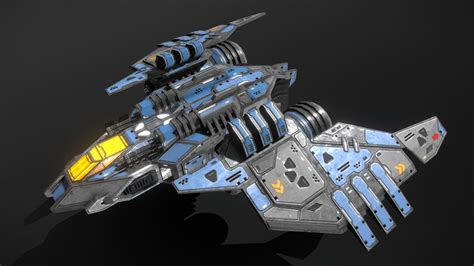 Scifi Fighter Hellcat - Buy Royalty Free 3D model by MSGDI [d3f7a4f ...