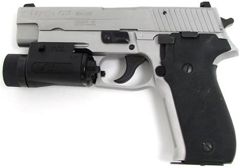 Sig Sauer P R Mm Para Caliber Pistol All Stainless Steel With Night