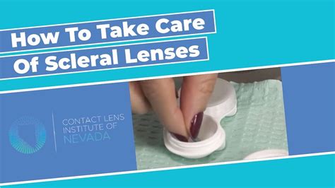 Scleral Lens Training How To Take Care Of Them Easily Youtube