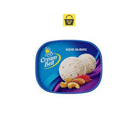 Cream Bell Ice Cream - Kesari Rajbhog TUB, (750ML) - Town Tokri