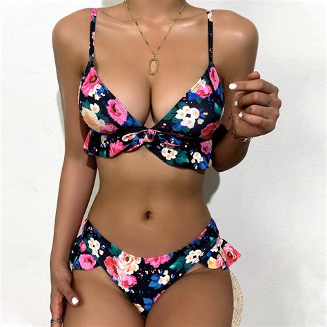 TKing Fashion Bikini Set For Women Two Piece Swimsuits Triangle String