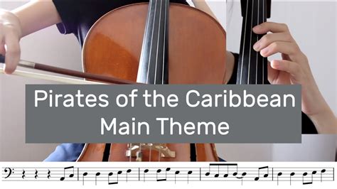 Pirates Of The Caribbean Main Theme Hes A Pirate Tutorial By Cello