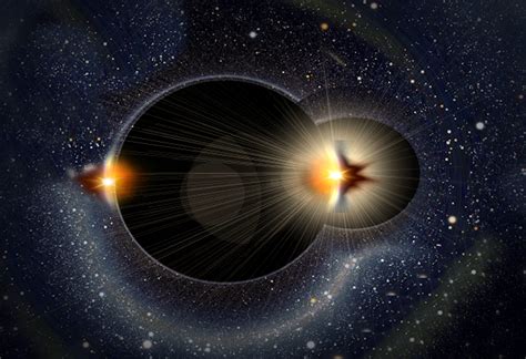 Dual Black Hole Collision Naked The Ethical Skeptic