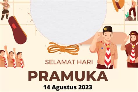 Kumpulan Link Twibbon Gratis Menyambut Hari Pramuka Keren Dan