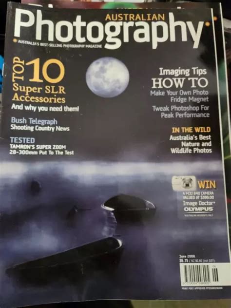 Australian Photography Magazine June 2008 Eur 840 Picclick Fr