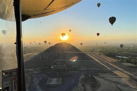 Vol En Montgolfi Re Au Dessus De Teotihuacan Avec Transport Depuis